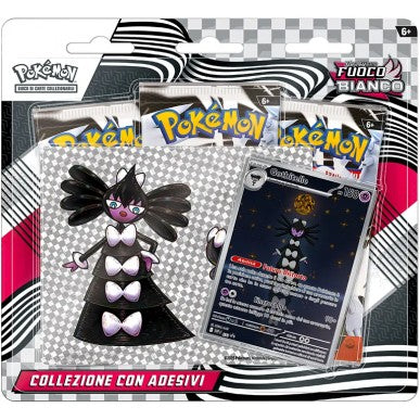 POKEMON - COLLEZIONE CON ADESIVI GOTHITELLE - FUOCO BIANCO