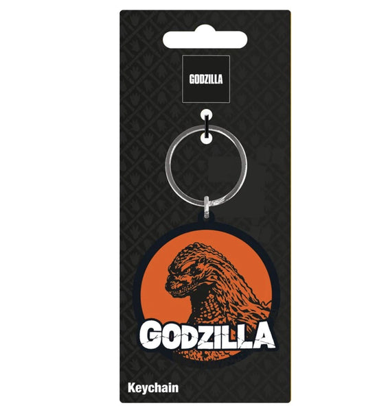 Godzilla Rubber Keychain Mean 6 cm - Portachiavi