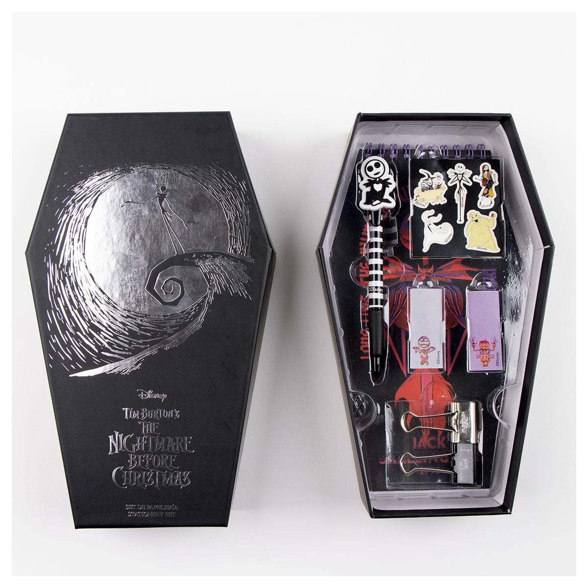 Nightmare Before Christmas Stationery - Set 7 pieces Set di Cancelleria