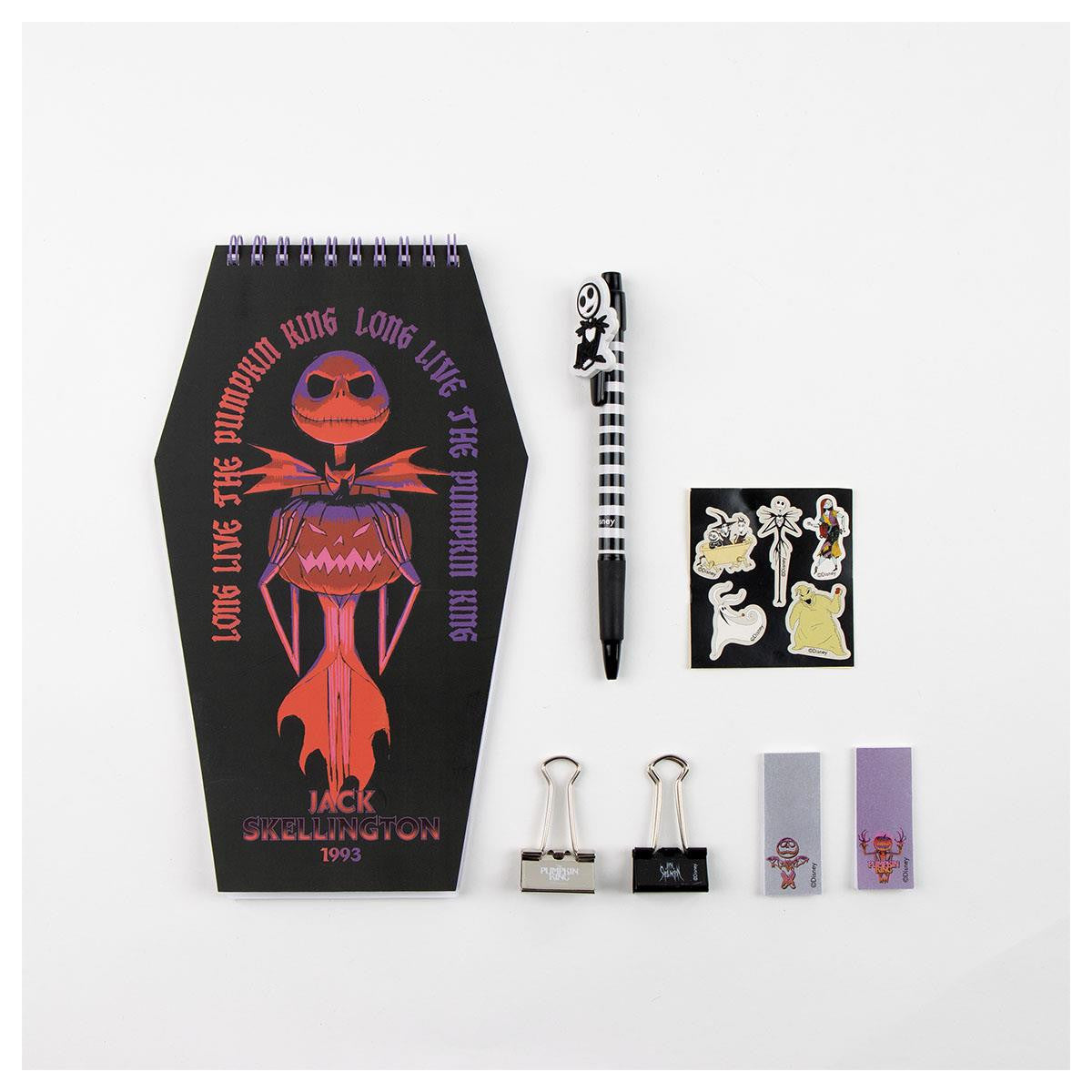 Nightmare Before Christmas Stationery - Set 7 pieces Set di Cancelleria