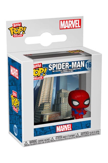 SPIDER-MAN (CITYSCAPE) - FUNKO BITTY POP DELUXE VINYL FIGURE