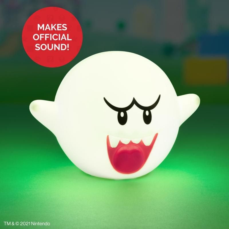 Super Mario: Boo Light with Sound Lampada Super Mario