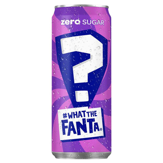 What The Fanta Purple, bevanda al gusto misterioso senza zucchero da 250ml