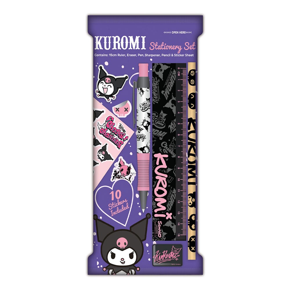 Sanrio Stationery Set 6-Pack Kuromi Set Cancelleria