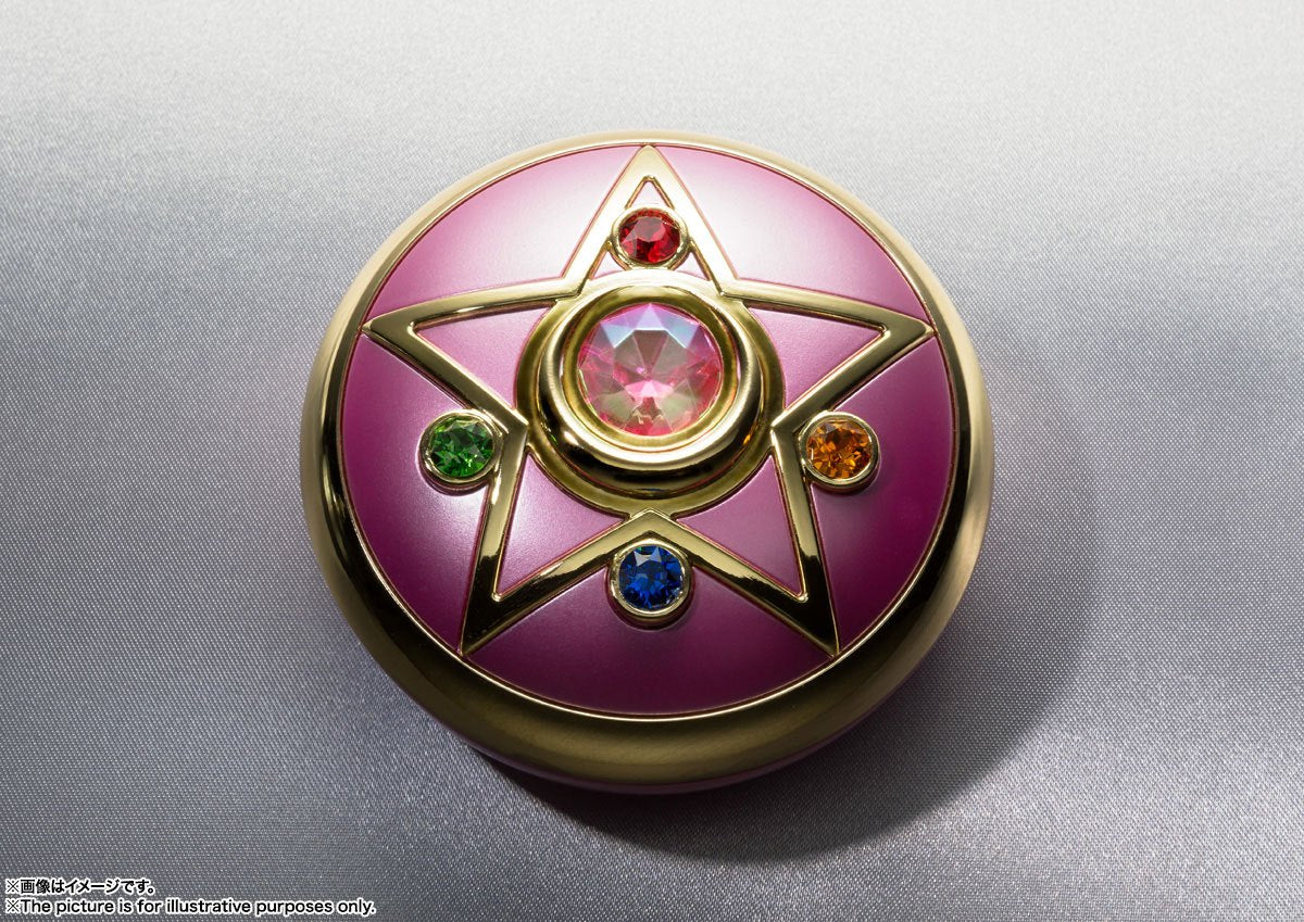 Sailor Moon Proplica Replica 1/1 Crystal Star Spilla trasformazione Brilliant Color Edition 7 cm