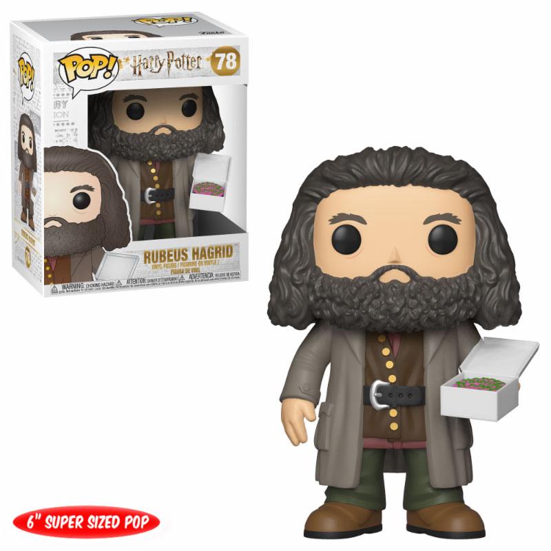 Harry Potter Super Sized Funko POP! Movies Vinyl Figure 78 Hagrid with Cake 14 cm