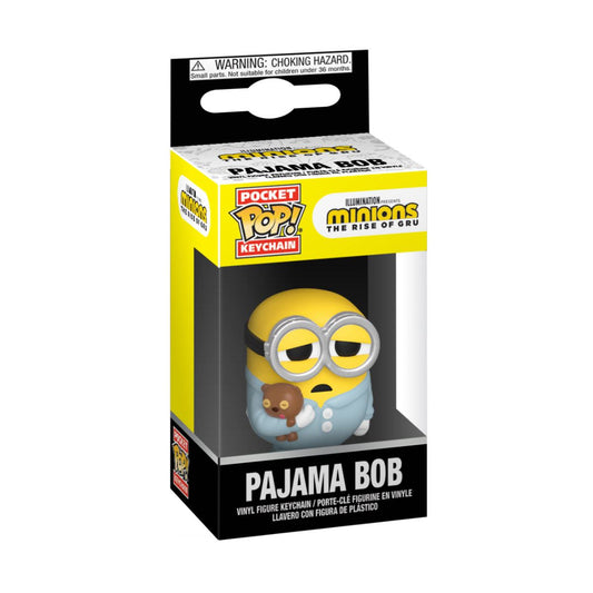 Minions II Pocket POP! Vinyl Keychain Portachiavi Pajama Bob 4 cm