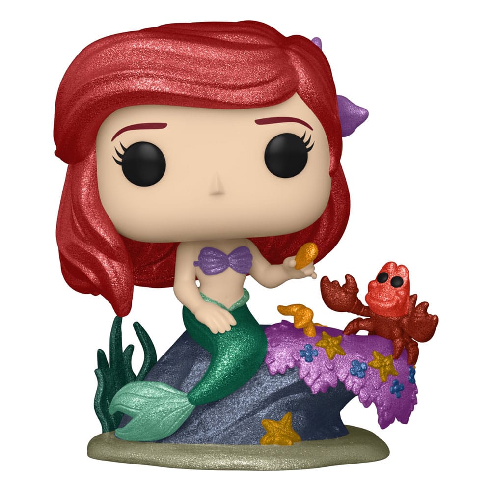 Disney: The Little Mermaid Funko POP! Movies Vinyl Figure 1012 La Sirenetta Ariel Diamond Collection Exclusive 9 cm