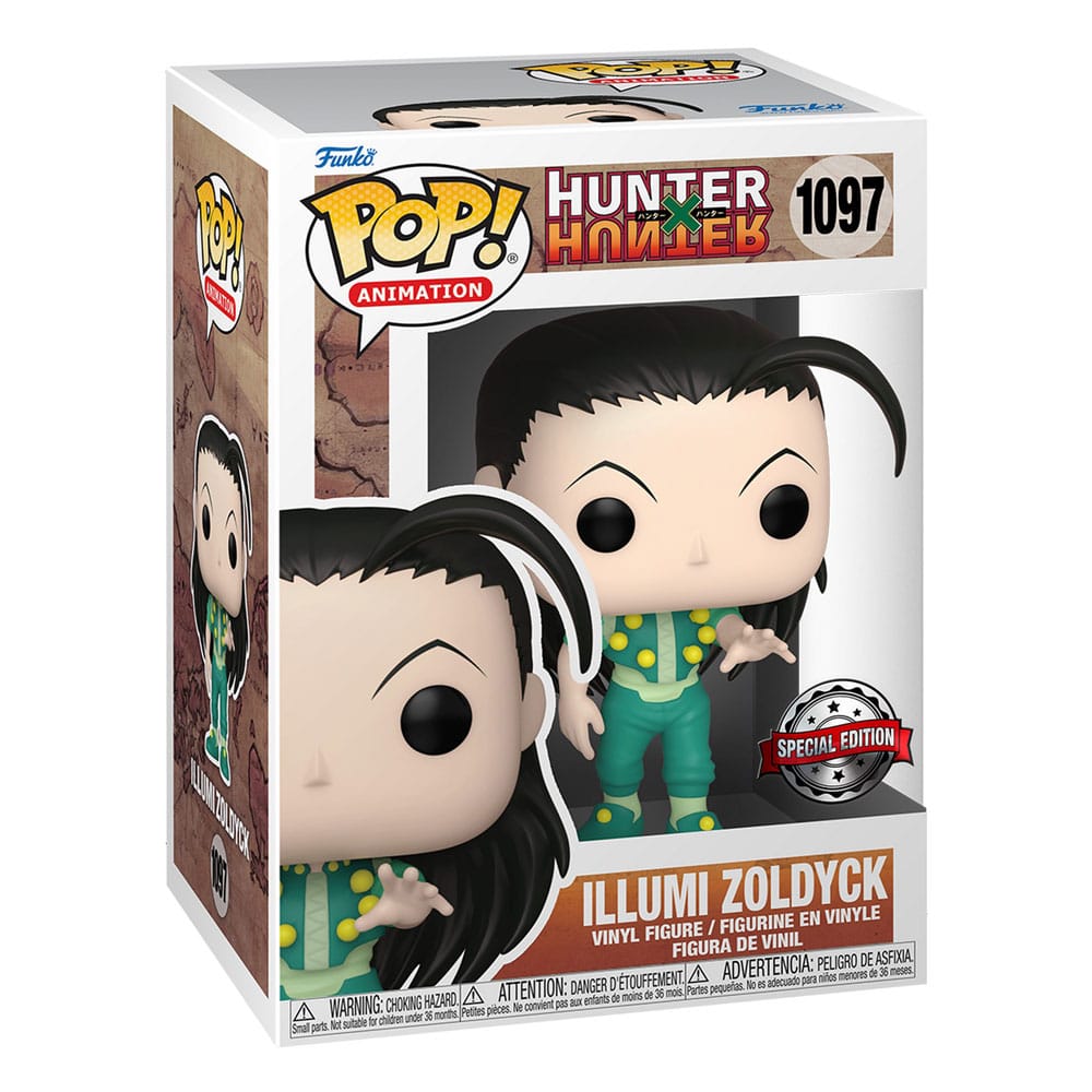 Hunter x Hunter Funko POP! Animation Vinyl Figure 1097 Illumi Zoldyck 9 cm - SPECIAL EDITION