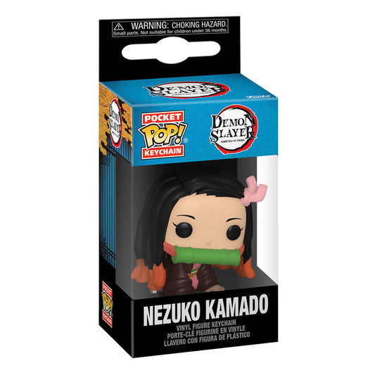 Demon Slayer Pocket Funko  POP! Vinyl Keychain Nezuko Kamado 4 cm
