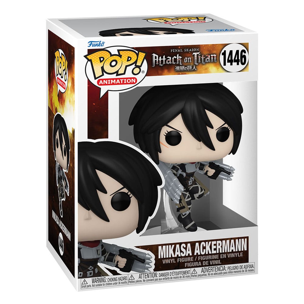 Attack on Titan Funko POP! Animation Vinyl Figure 1446 Mikasa Ackermann 9 cm