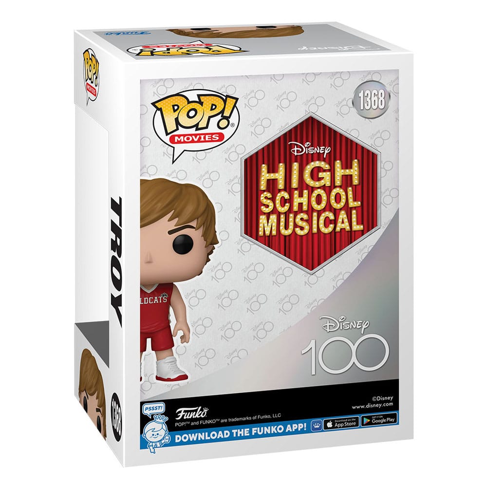 High School Musical Disney Funko POP! Movies Vinyl Figure 1368 Troy 9 cm