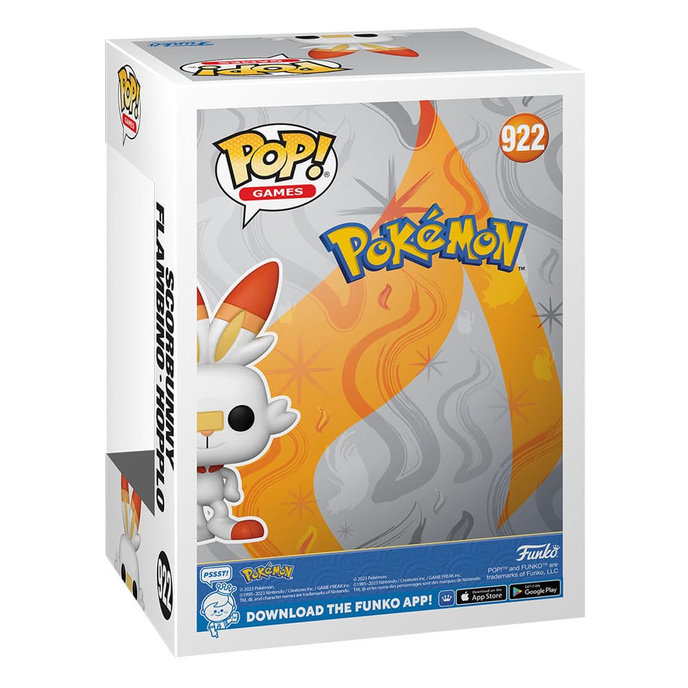 Pokemon Funko POP! Games Vinyl Figure 922 Scorbunny (EMEA) 9 cm