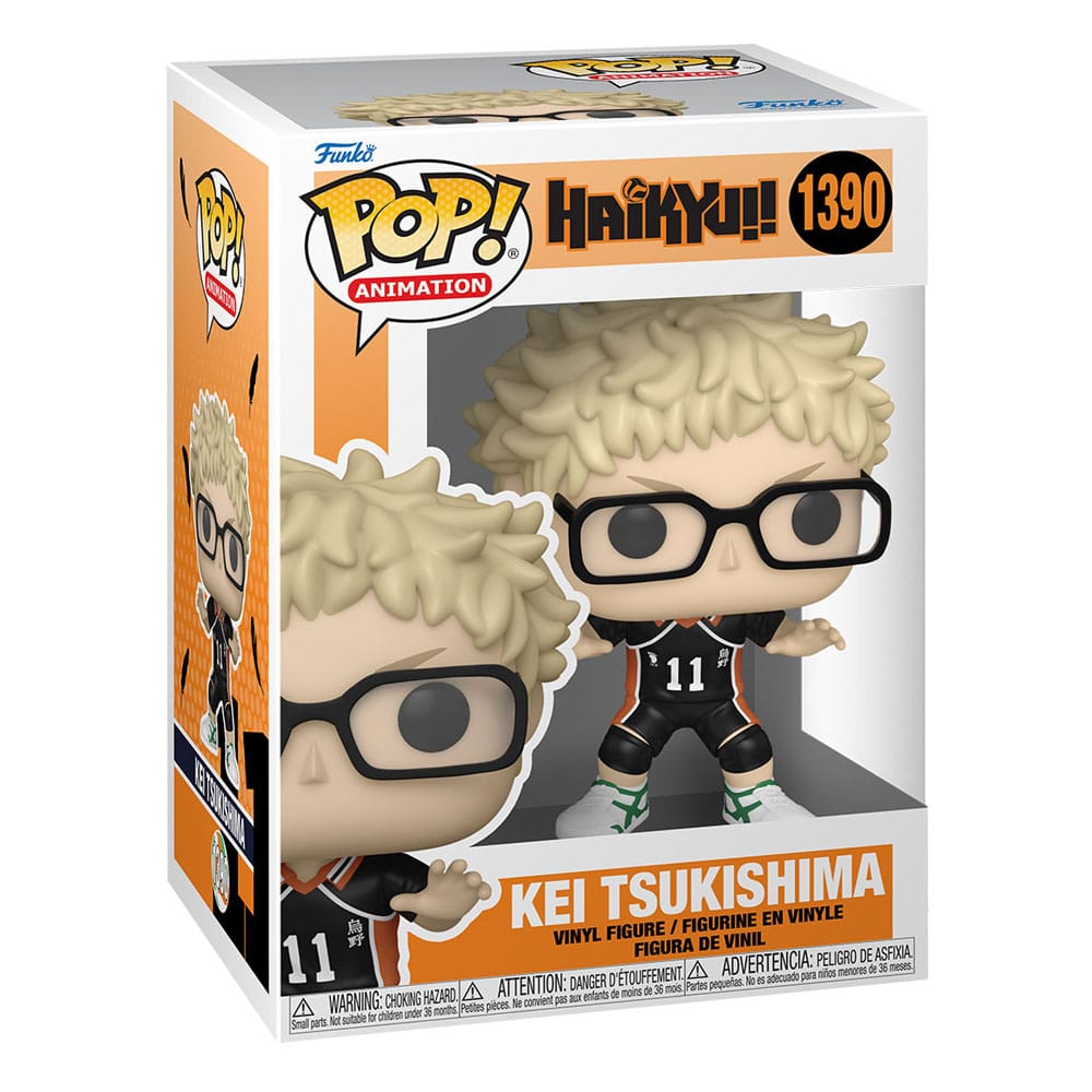 Haikyu!! Funko POP! Animation Vinyl Figure 1390 Kei Tsukishima 9 cm