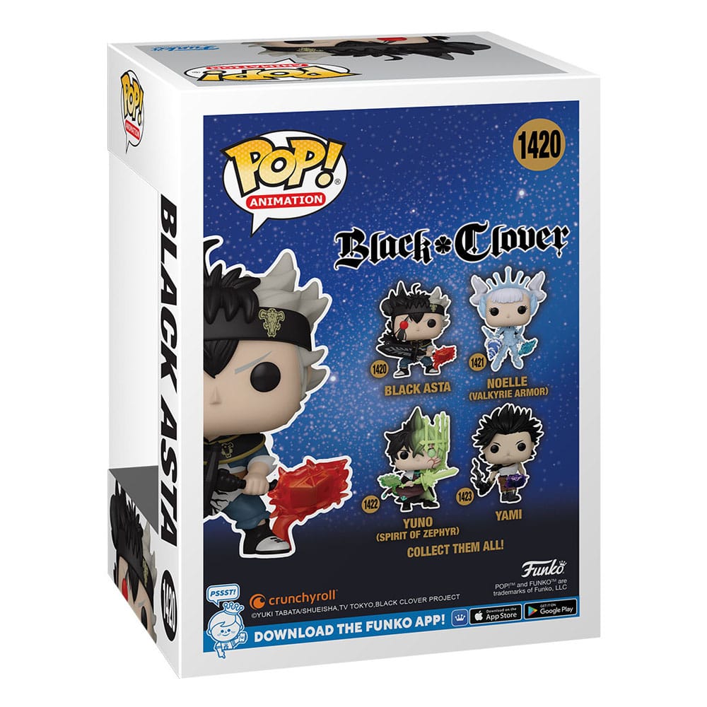 Black Clover Funko POP! Animation Vinyl Figure 1420 Asta 9 cm