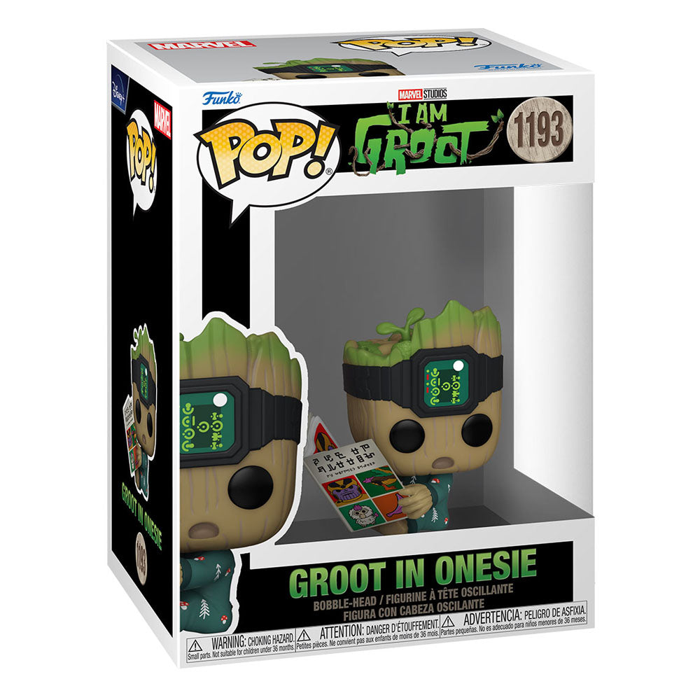 I Am Groot Funko POP! Vinyl Figure 1193 Groot PJs w/book 9 cm