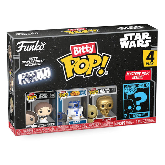 Star Wars Bitty Funko POP! Vinyl Figure 4-Pack Leia 2,5 cm
