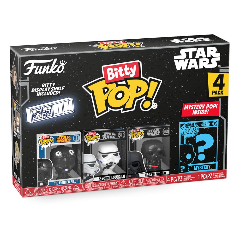 Star Wars Bitty Funko POP! Vinyl Figure 4-Pack Darth Vader 2,5 cm