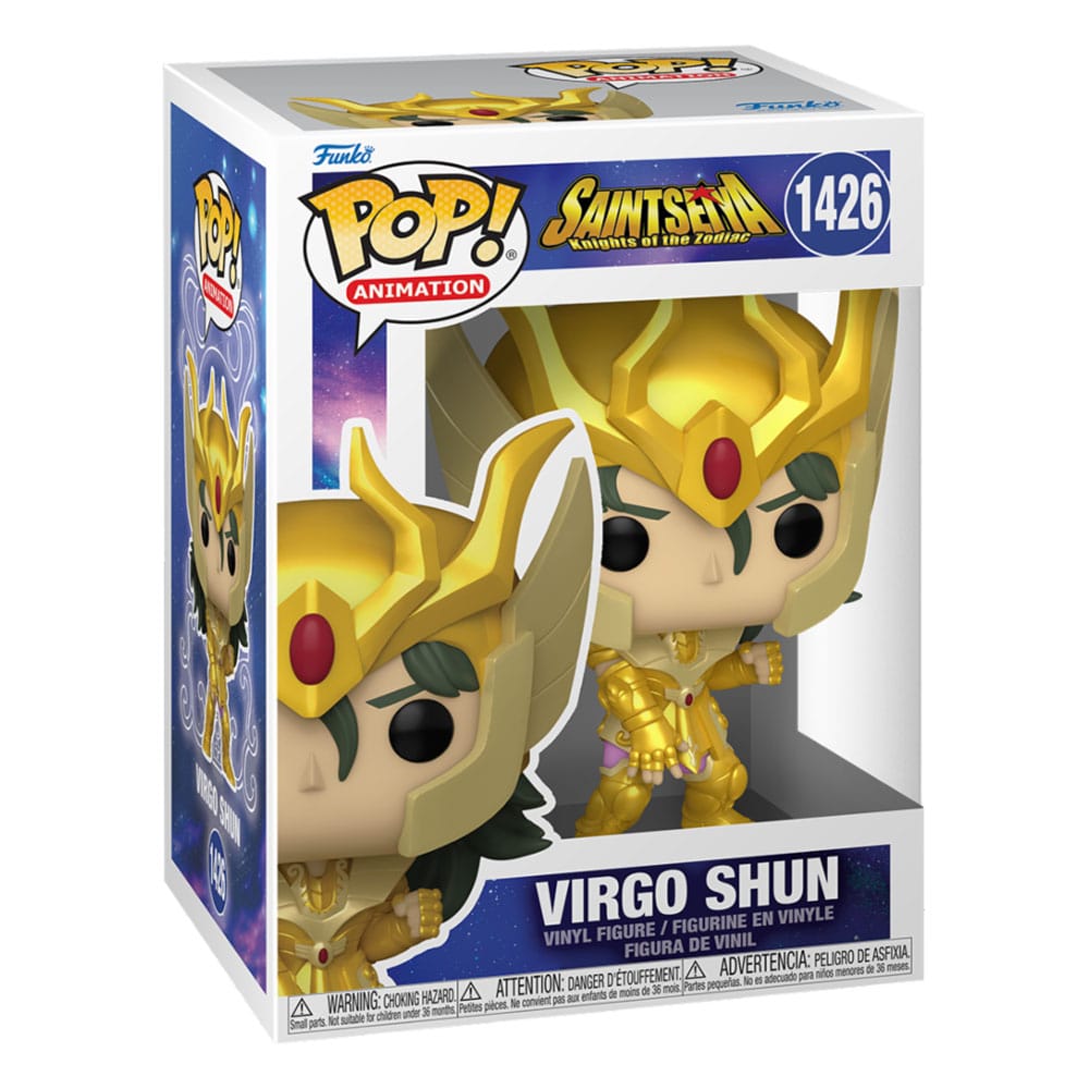 Saint Seiya Funko POP! Animation Figure 1426 Gold Virgo Shun 9 cm