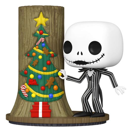Nightmare before Christmas 30th Funko POP! Deluxe Vinyl Figure 1360 Jack w/C.Town Door 9 cm