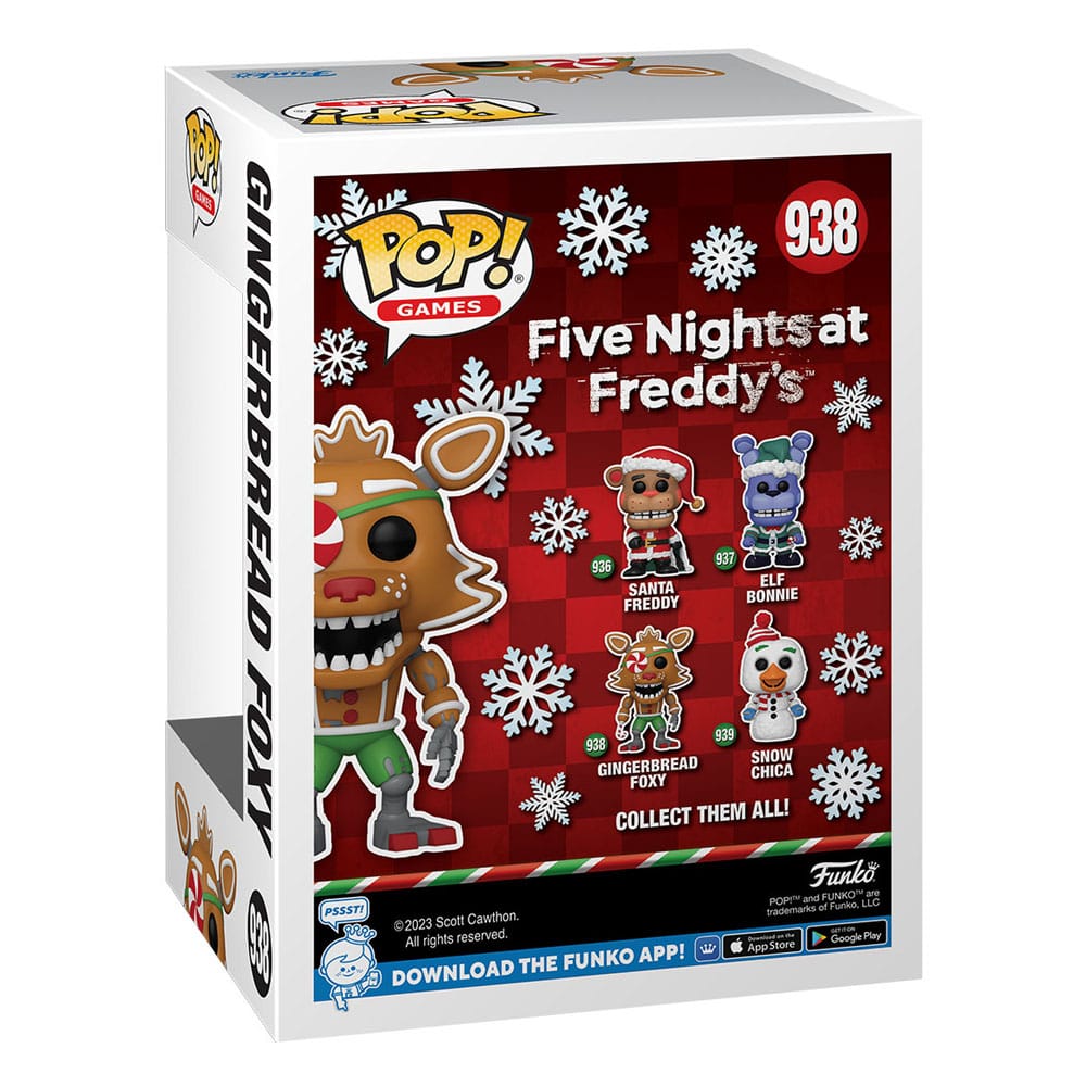 Five Nights at Freddy's Funko POP! Games Vinyl Figure 938 Holiday Foxy 9 cm
