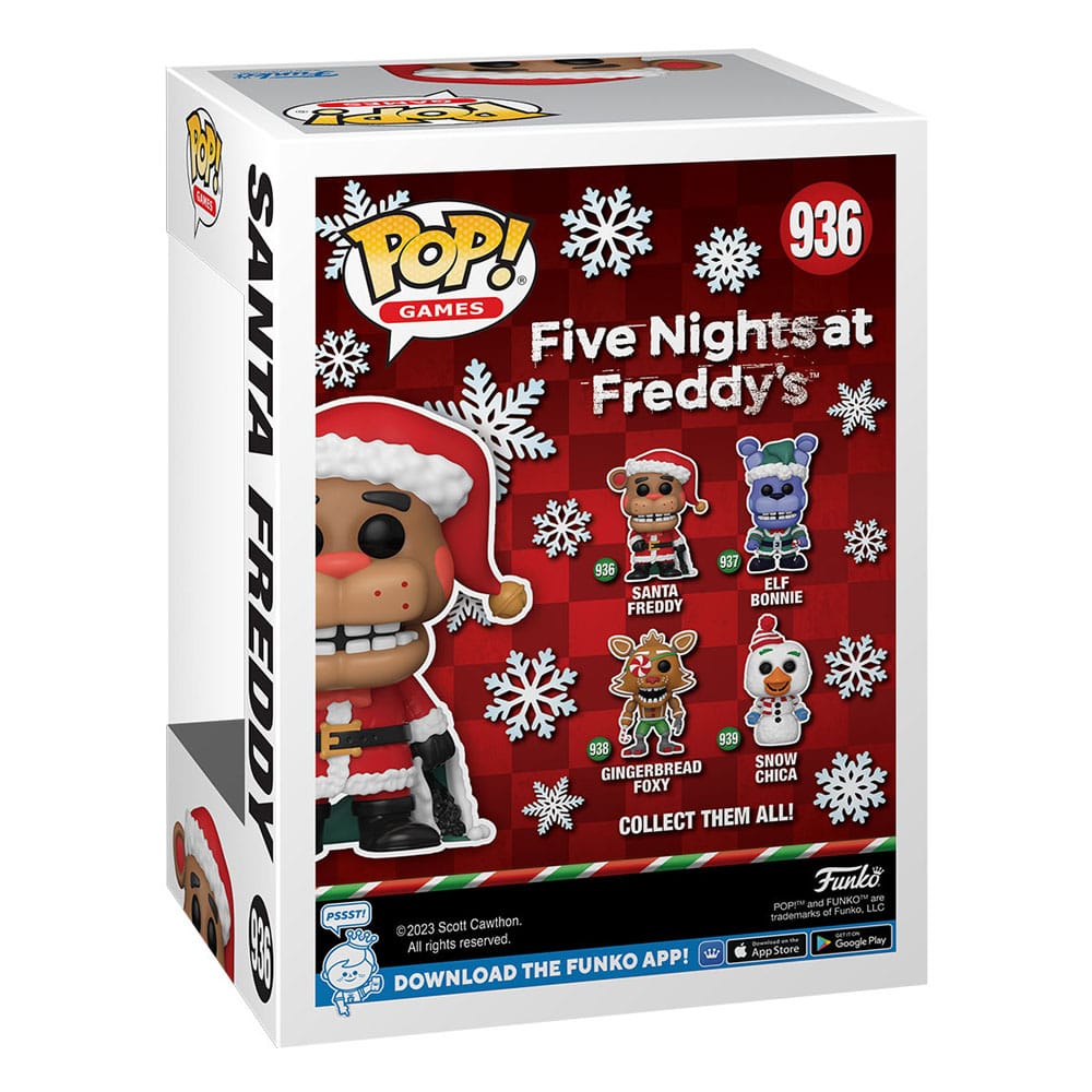 Five Nights at Freddy's Funko POP! Games Vinyl 937 Figure  Holiday Freddy Fazbear 9 cm