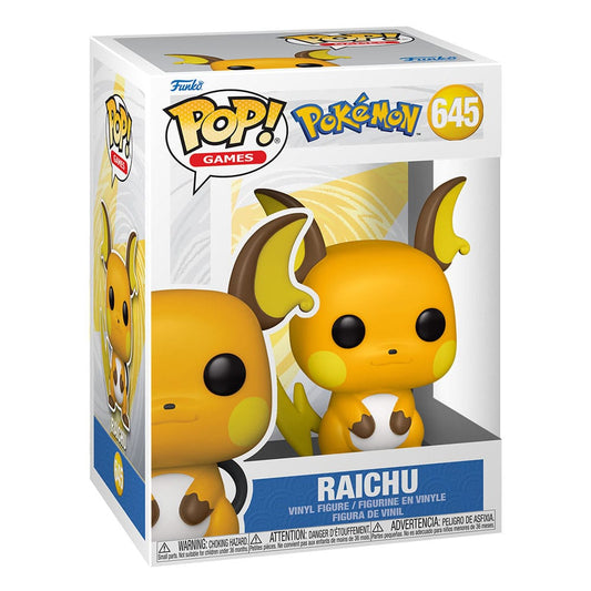 Pokemon Funko POP! Games Vinyl Figure 645 Raichu (EMEA) 9 cm