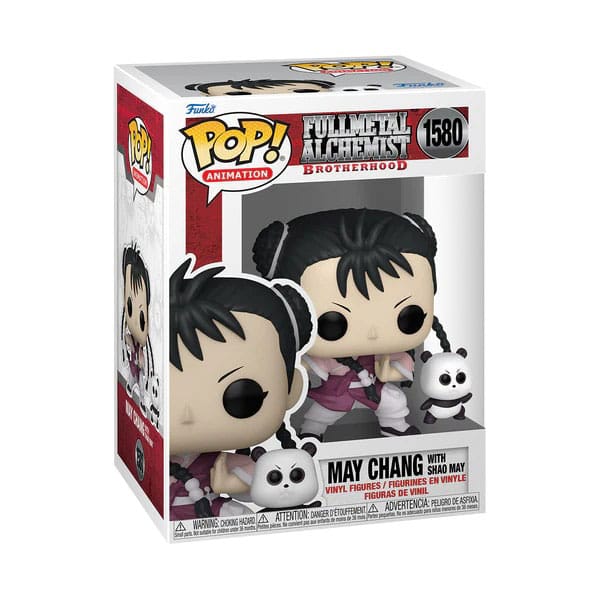 Fullmetal Alchemist Brotherhood Funko POP & Buddy! Animation Vinyl Figure 1580 May Chang with Shao May Panda 9 cm