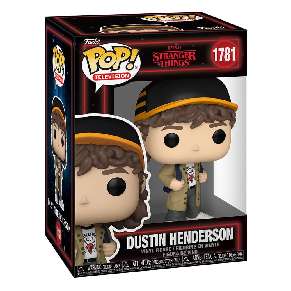 Stranger Things Funko POP! Television Vinyl Figures 1781 Dustin Henderson 9 cm