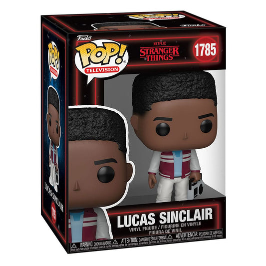 Stranger Things Funko POP! Television Vinyl Figures 1785 Lucas Sinclair with Boombox 9 cm