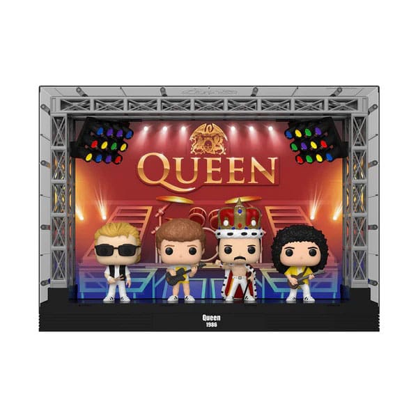 Queen Funko POP Moments Deluxe Vinyl Figures 06 4-Pack Wembley Stadium