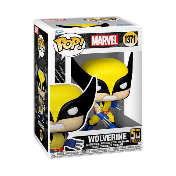 Marvel Funko POP! Marvel Vinyl Figure 1371 Wolverine 50th - Ultimate Wolverine (Classic) 9 cm