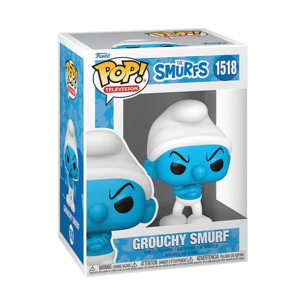 The Smurfs Funko POP! TV Vinyl Figure 1518 Grouchy Smurf 9 cm