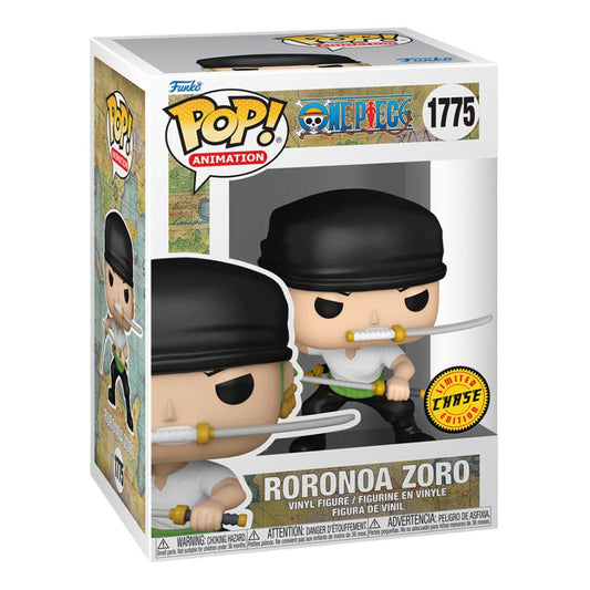 One Piece Funko POP! Animation Vinyl Figures 1775 Roronoa Zoro 9 cm - CHASE