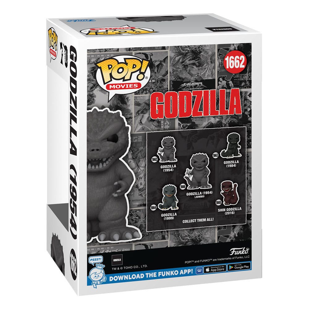 Godzilla 70th Anniversary POP! Movies Vinyl 1662 Figure Godzilla 1954 9 cm