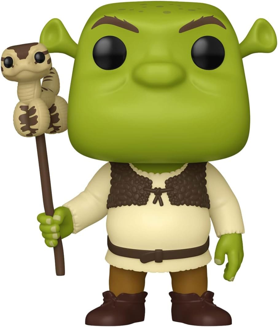 Shrek FUNKO POP! Movies Vinyl Figure 30th Anniversary 1594 Shrek with Snake 9 cm