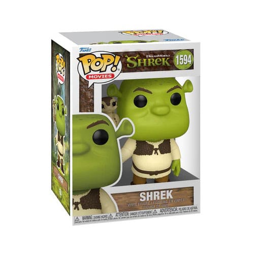 Shrek FUNKO POP! Movies Vinyl Figure 30th Anniversary 1594 Shrek with Snake 9 cm