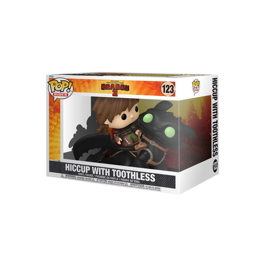 How to Train Your Dragon Funko POP! Rides Deluxe Vinyl  Hiccup w/Toothless 9 cm