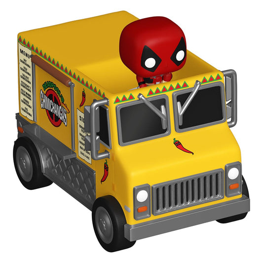 DC Bitty POP! Vinyl Figure Marvel Deadpool w/Chimichanga Truck 2,5 cm