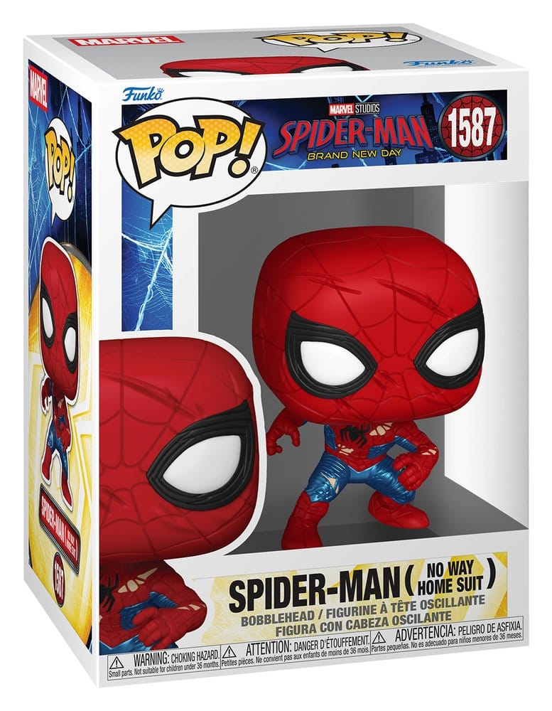 Spider-Man: Brand New Day Funko POP! Vinyl Figure 1587 Spider-Man (No Way Home Suit) (Brand New Day) 9 cm