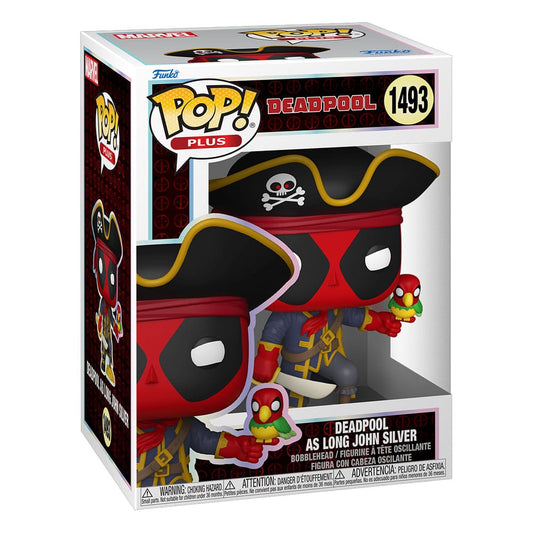 Marvel Funko POP! Plus Vinyl Figure 1493 Deadpool as Long John Silver 9 cm