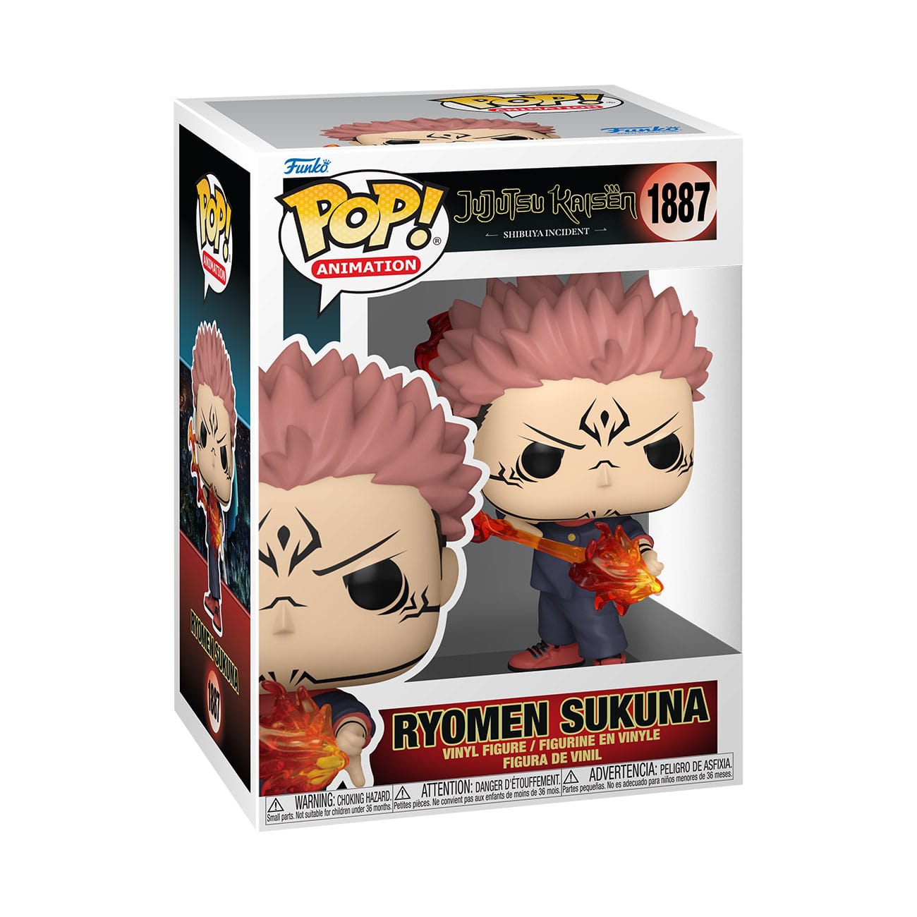 Jujutsu Kaisen funko POP! Animation Vinyl Figures 1887 Sukuna (Fire Arrow) 9 cm