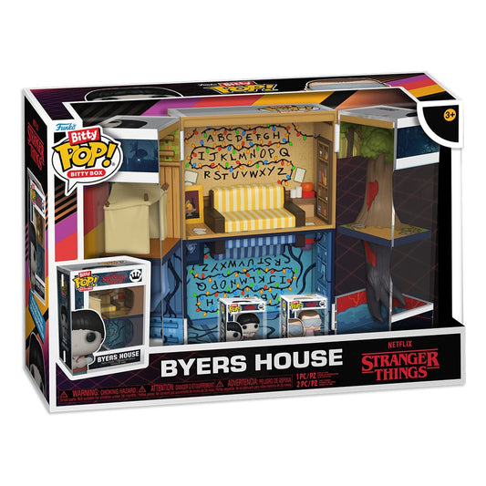 Stranger Things Bitty Funko POP! Boxes Vinyl Figure Byers House