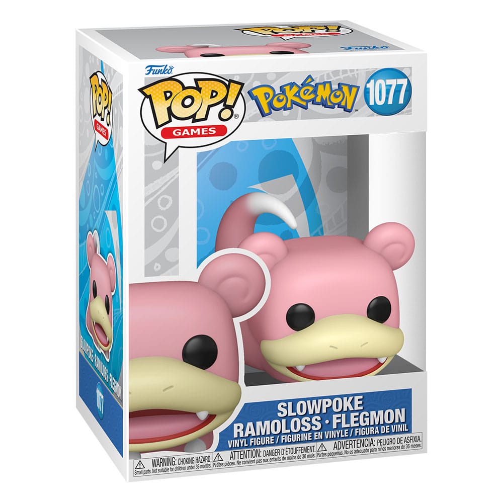 Pokemon Funko POP! Games Vinyl Figure 1077 Slowpoke 9 cm Figure POP!