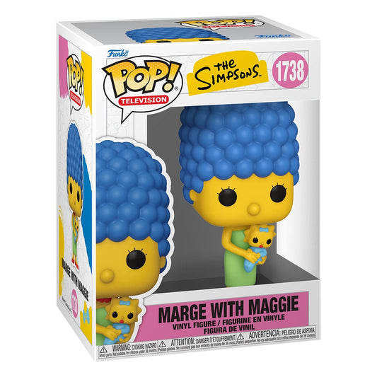 Simpsons FUNKO POP! TV Vinyl 1738 Figure Marge with Maggie 9 cm