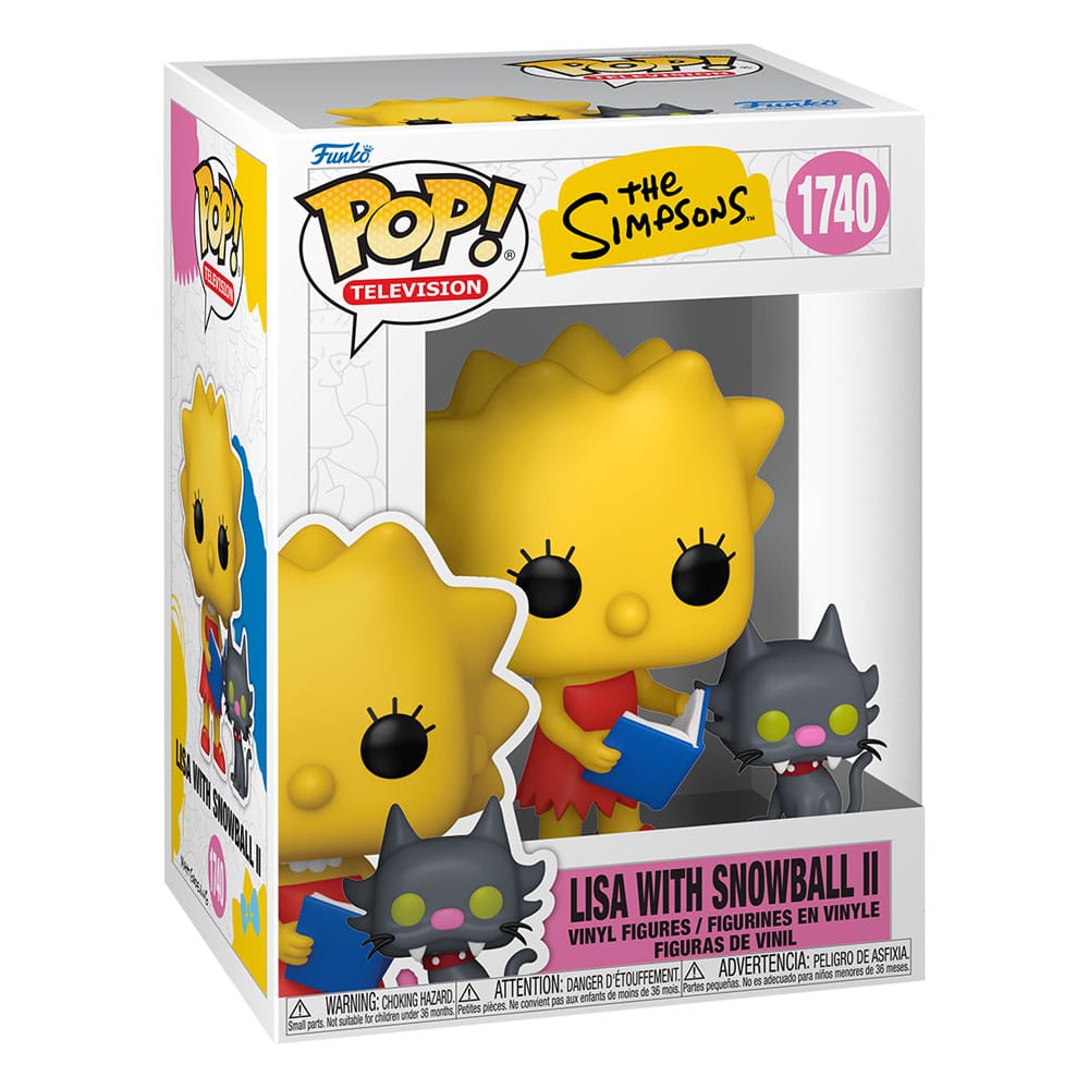 The Simpsons Funko POP TV Vinyl Figure 1740 Lisa with Snowball 9 cm