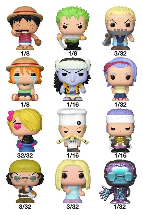 One Piece Bitty POP! Vinyl Figure Mistery 2,5 cm