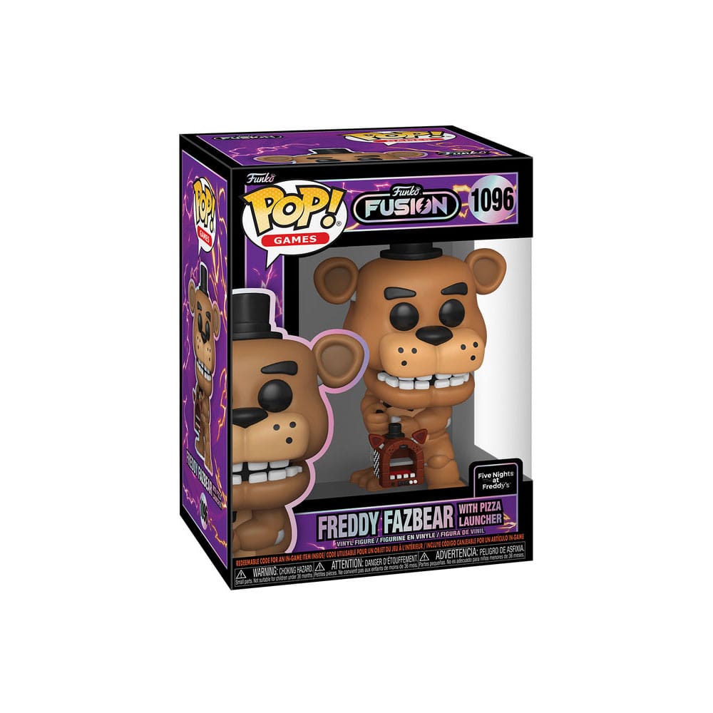Funko Fusion Funko POP! Games Vinyl Figures 1096 Freddy Fazbear with Pizza Launcher