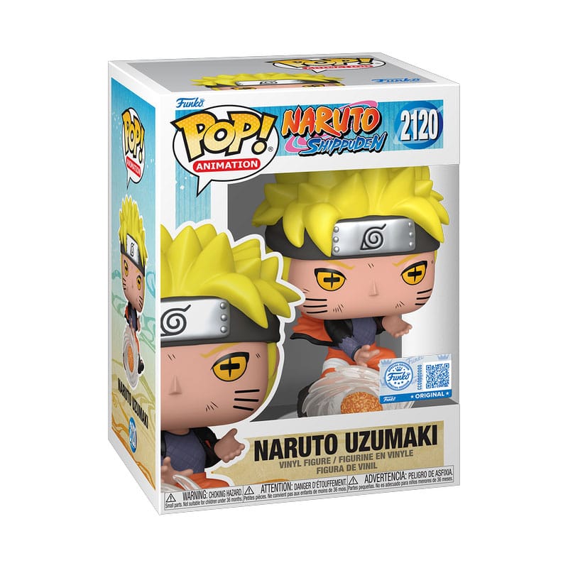 Naruto Shippuden FUNKO POP! Animation Vinyl Figure 2120 Naruto Uzumaki (Lava Release Rasenshuriken) 9 cm