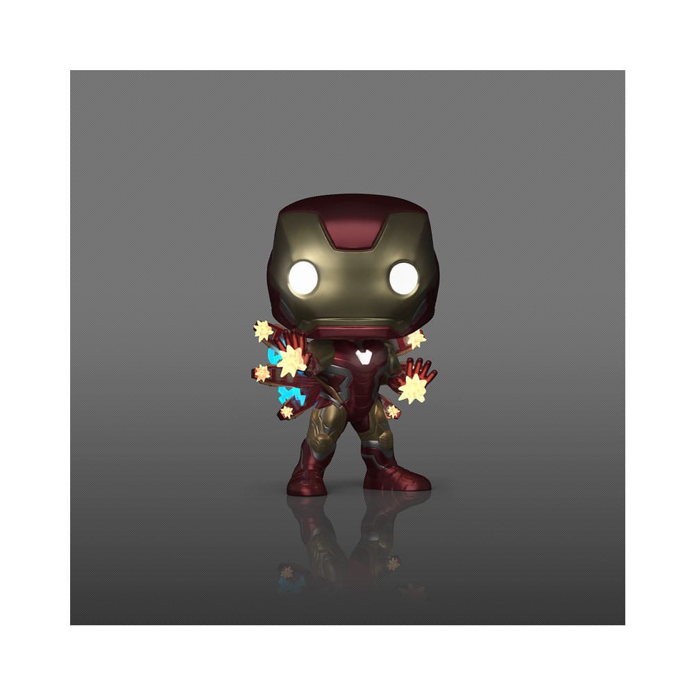 Avengers: Endgame FUNKO POP! Plus Vinyl Figure 1555 Iron Man Beams GLOW IN THE DARK 9 cm
